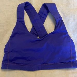 Lululemon all sport bra, royal blue size 4